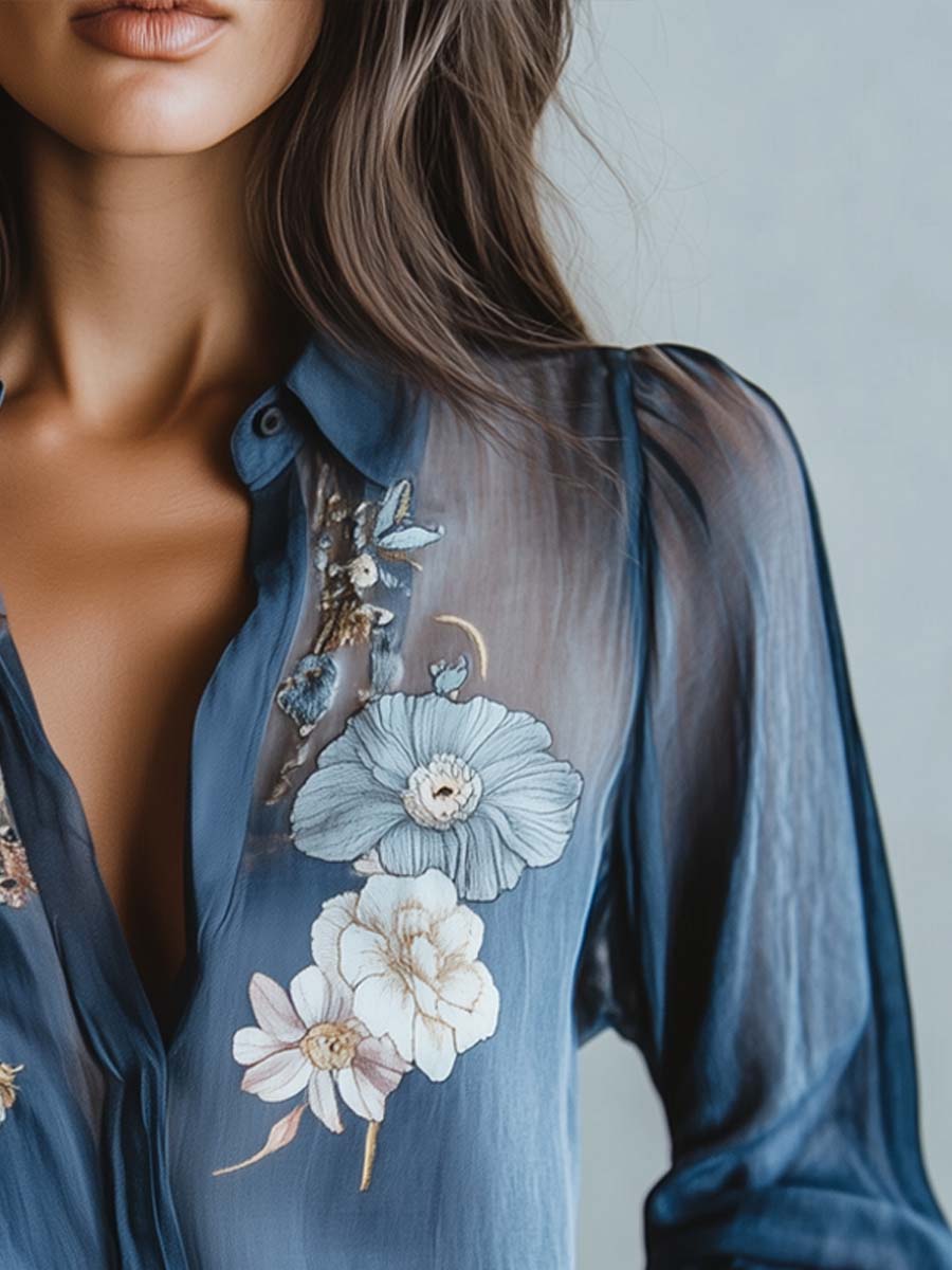 MELLY | Blouse Femme Florale Boho Chic