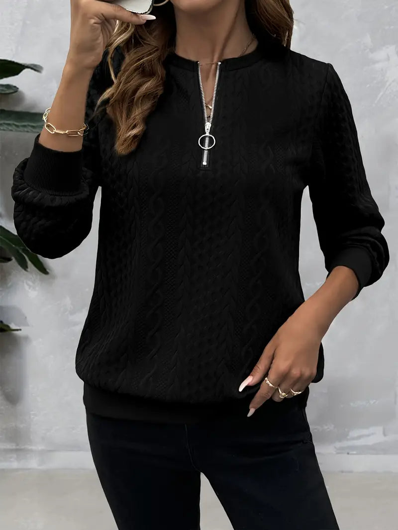 Zoe - Pull zippé élégant pour confort et style