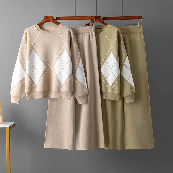 Lily - Ensemble de Pull Chaud en Deux Pièces