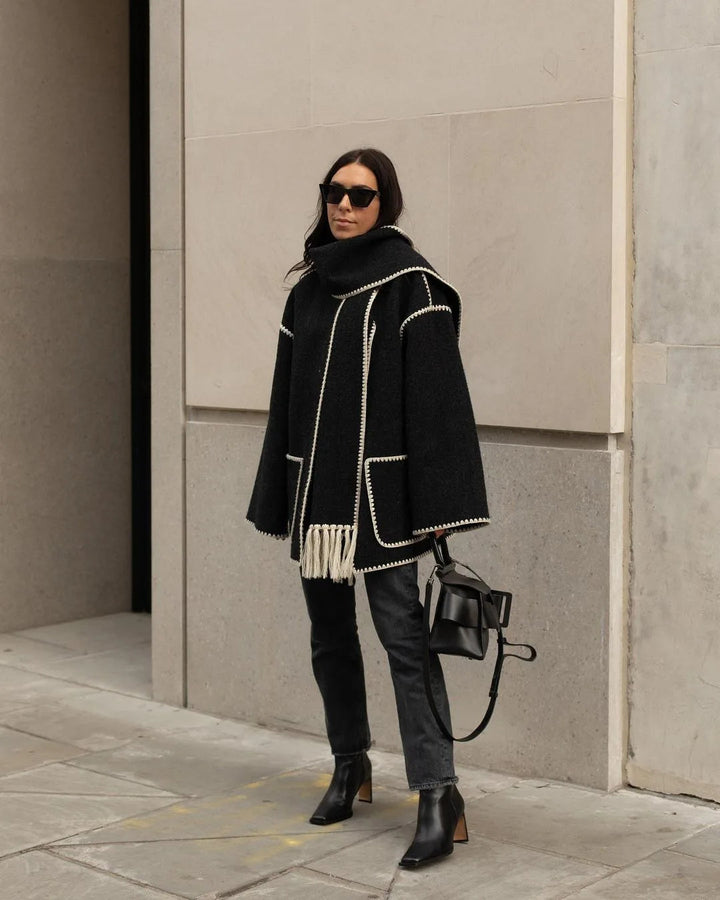 Olivia - Manteau Français de créateur Haut de gamme