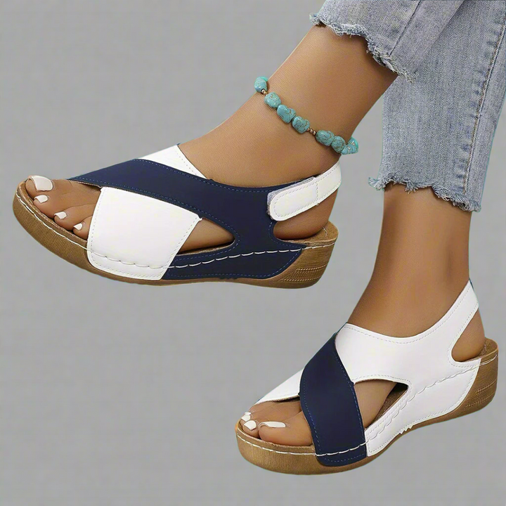 Escarpins Slingback Colorblock