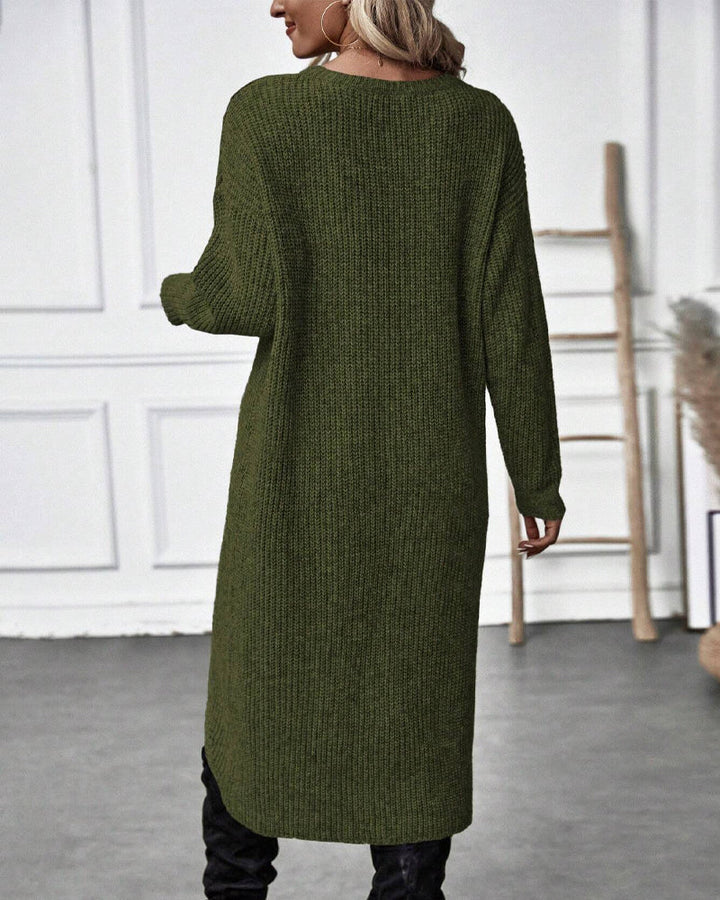 Addison - Robe pull confortable au style irrégulier