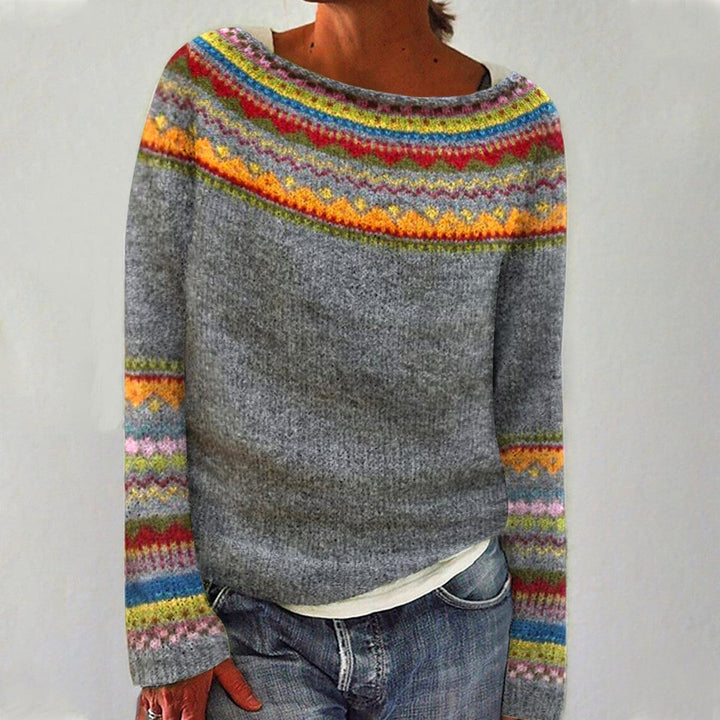 Olivia - Pull Rétro Confortable
