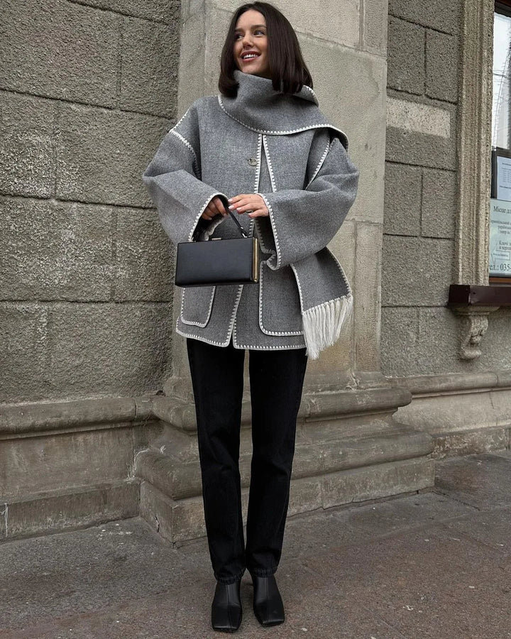 Olivia - Manteau Français de créateur Haut de gamme