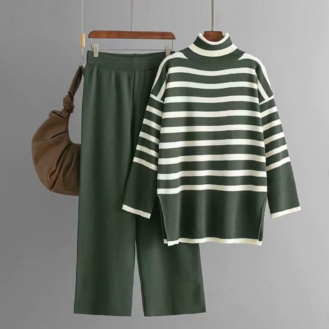 Avery - Ensemble à col roulé stylé en 2 pièces