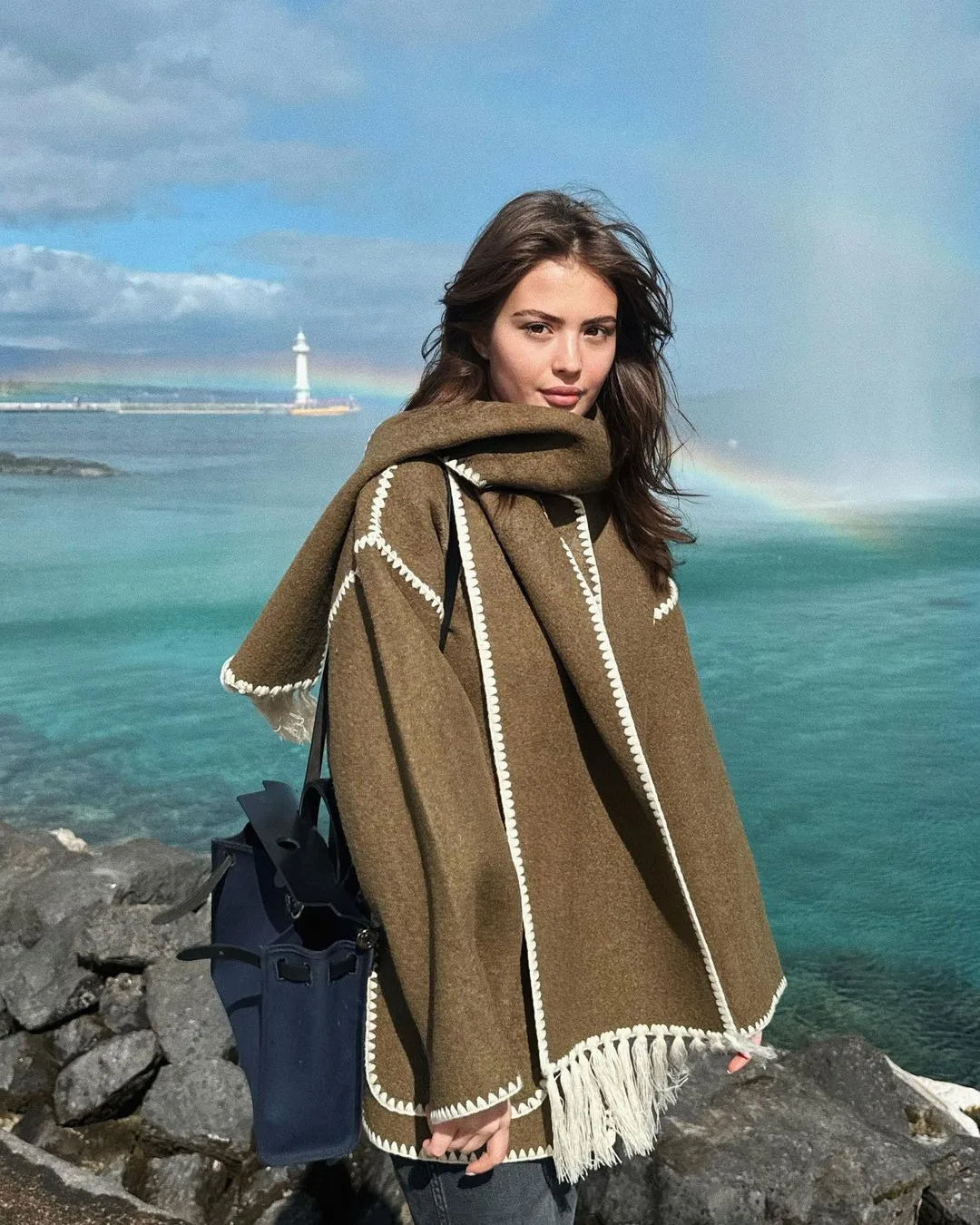 Olivia - Manteau Français de créateur Haut de gamme
