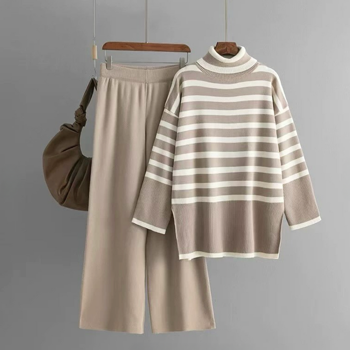 Avery - Ensemble à col roulé stylé en 2 pièces