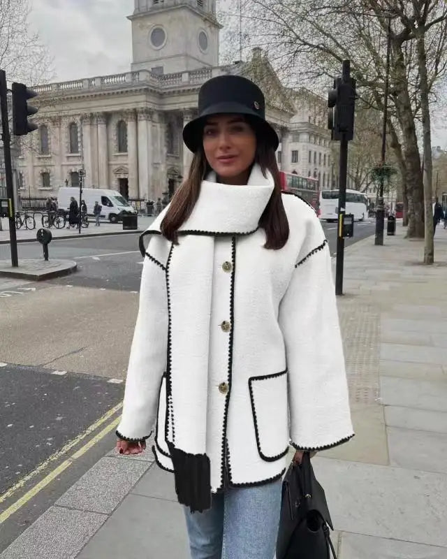 Olivia - Manteau Français de créateur Haut de gamme