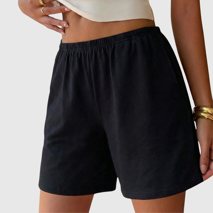 Mila | Short Casual Respirant Taille Haute