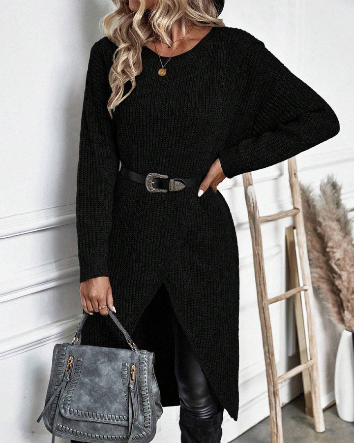 Addison - Robe pull confortable au style irrégulier