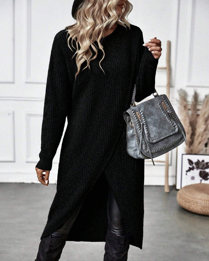 Addison - Robe pull confortable au style irrégulier