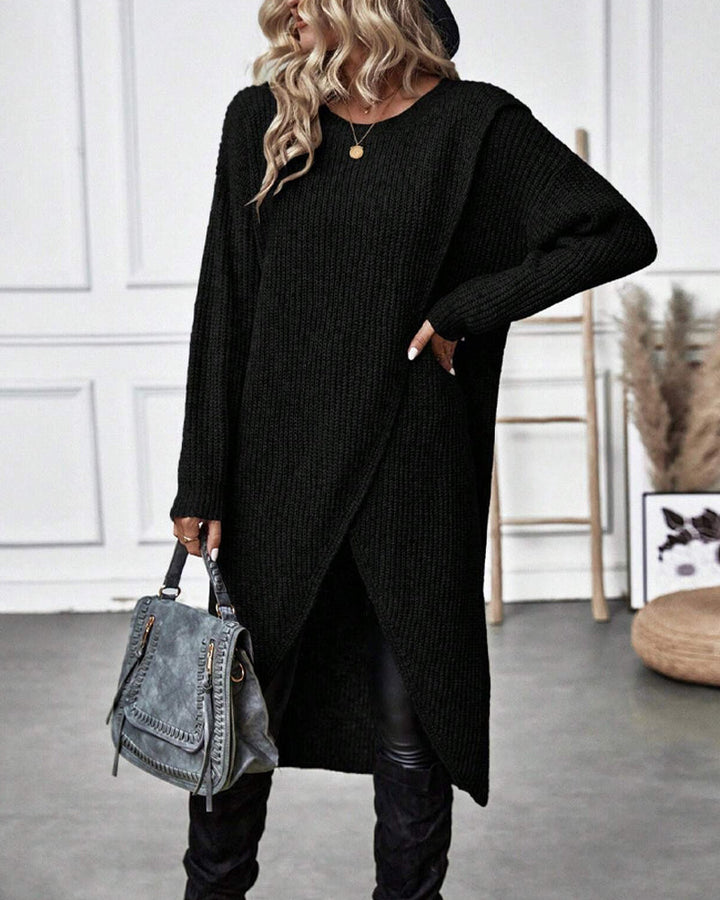 Addison - Robe pull confortable au style irrégulier