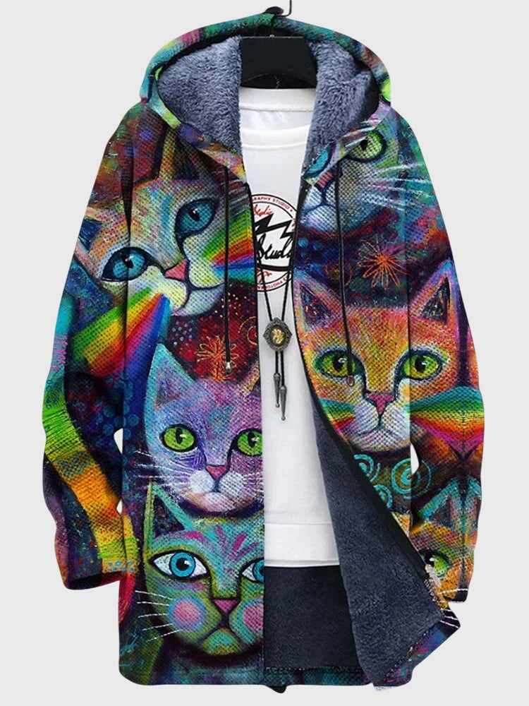 Anna - Veste avec impression artistique