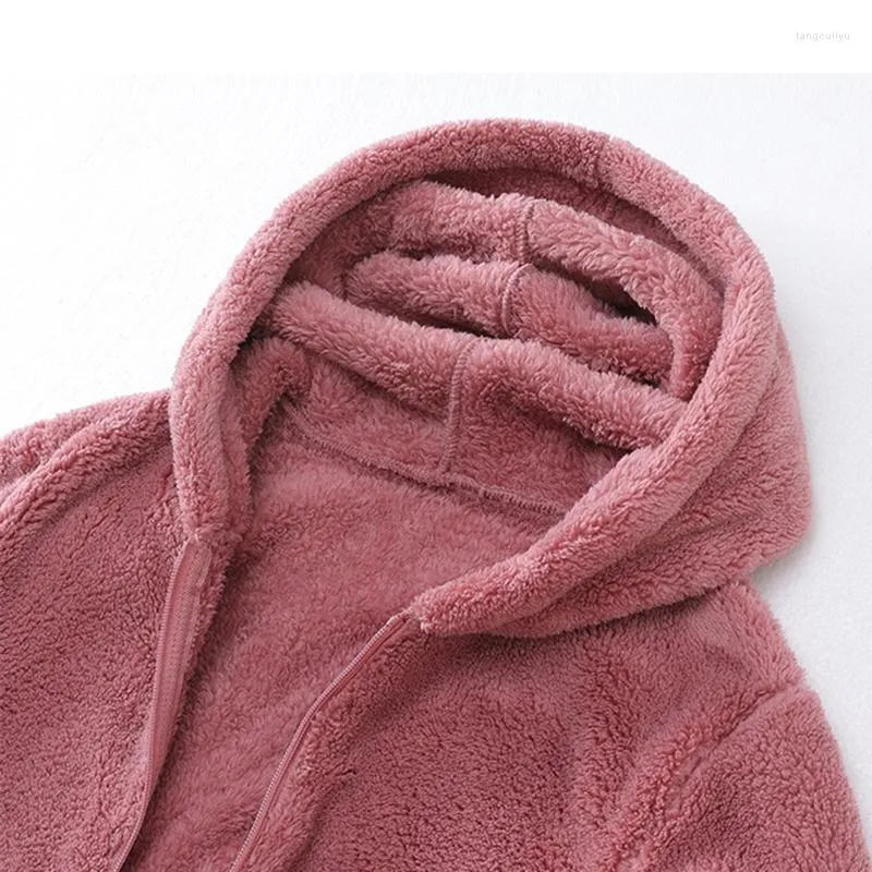 Avery - Sweat-shirt en polaire corail super doux