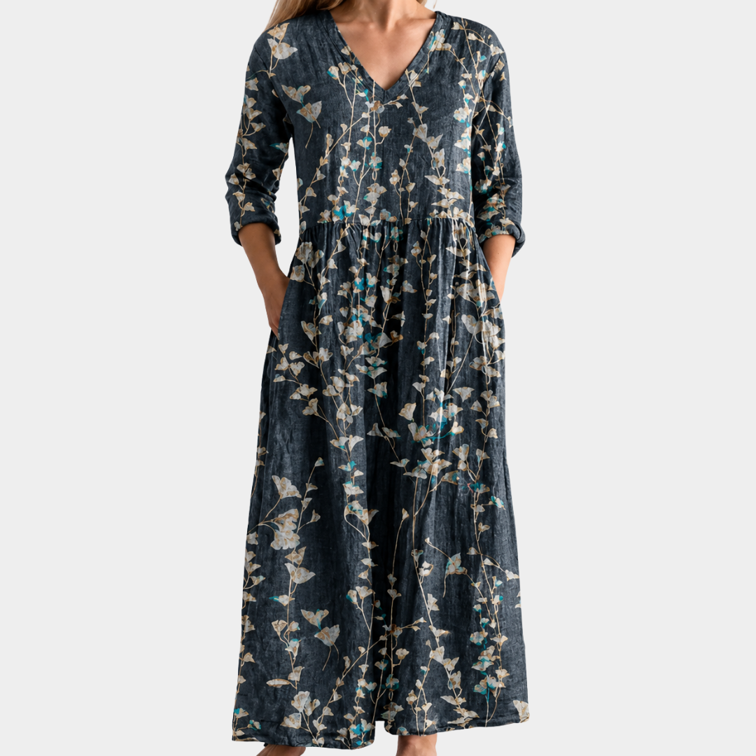 Cordelia | Moonlit Vine Dress