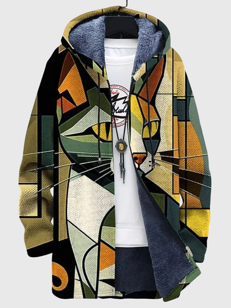 Anna - Veste avec impression artistique
