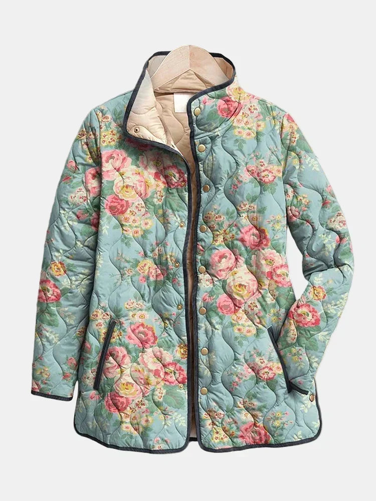 Flavie | Manteau matelassé à imprimé floral