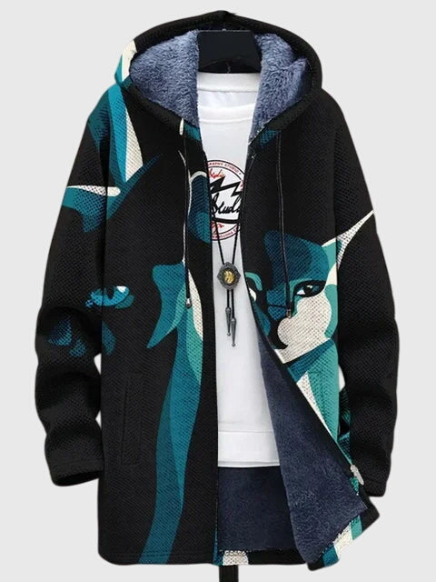 Anna - Veste avec impression artistique