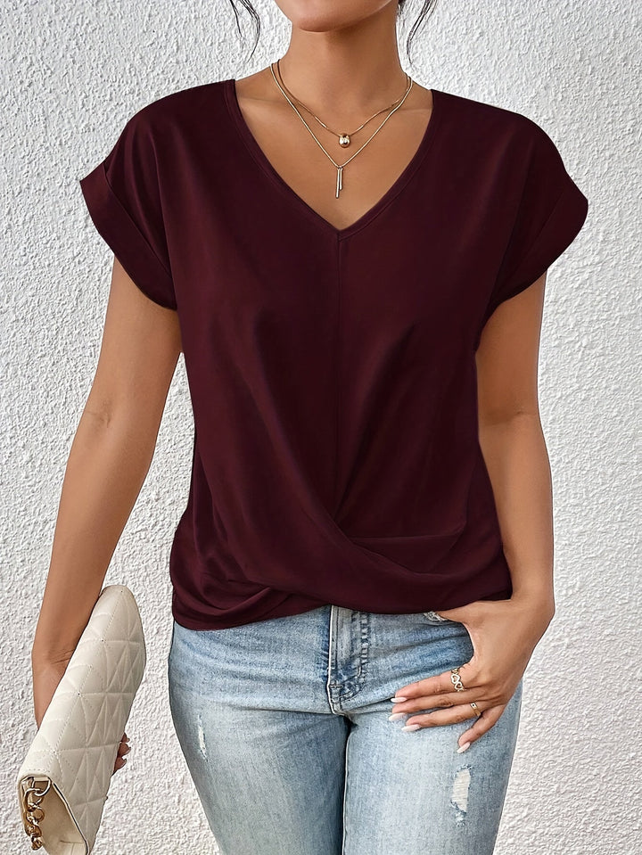 Liv | T-shirt décontracté avec encolure en forme de cœur