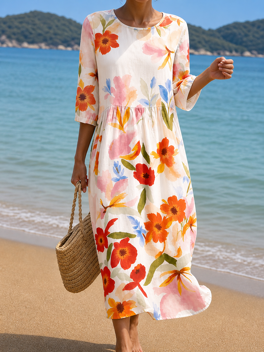Casual Floral Dress for Women