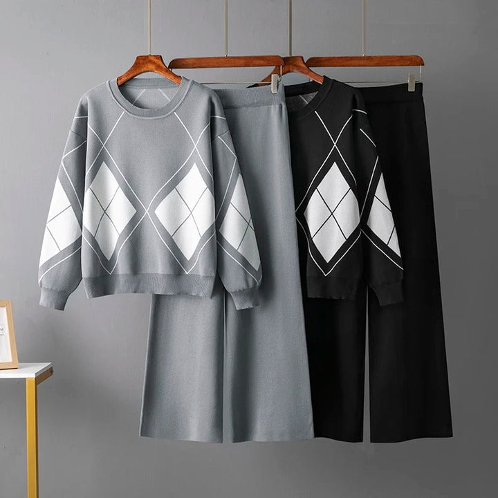 Lily - Ensemble de Pull Chaud en Deux Pièces