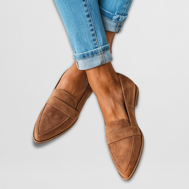 Nadia | Mocassins en daim