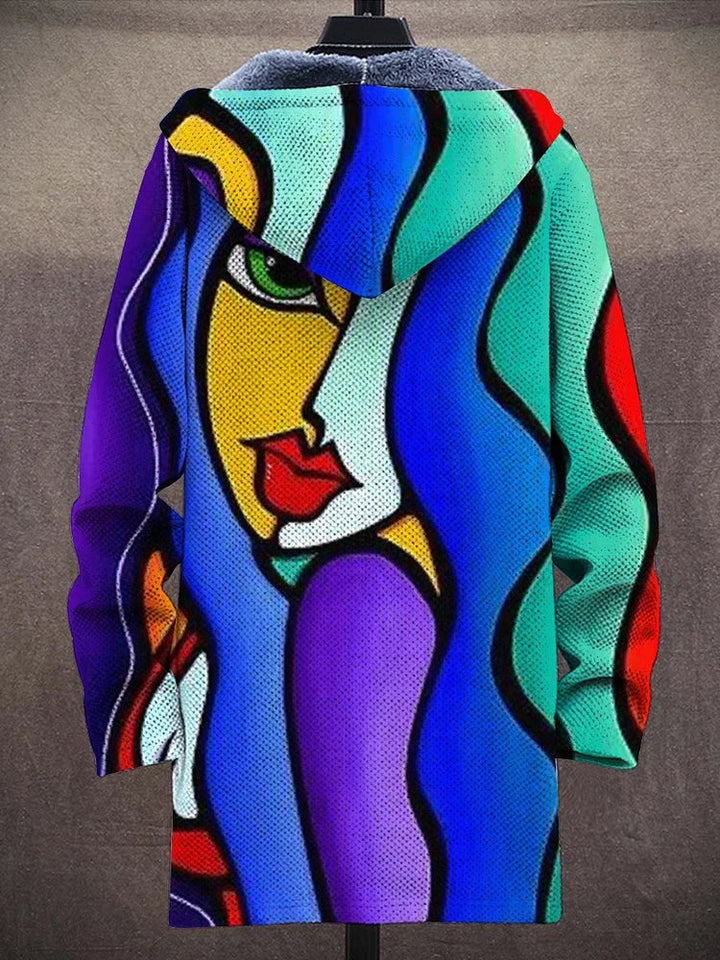 Cormac | Cardigan à Capuche Artistique