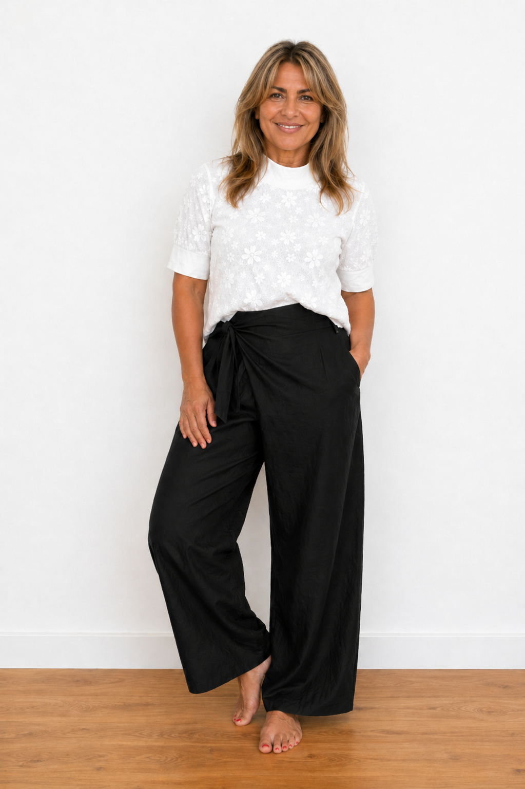 Jolene | Pantalon d’été taille haute