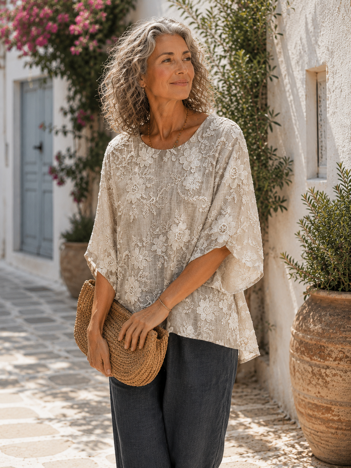 Abigail | Haut Imprimé Vintage