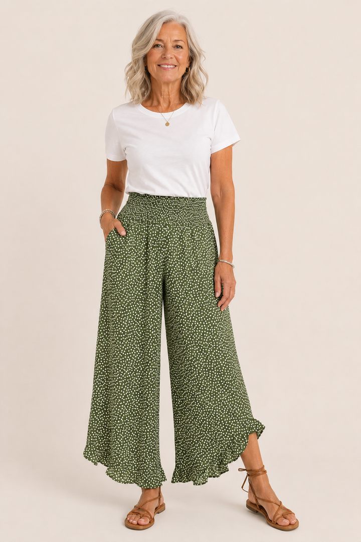 Marielle | Pantalons larges légers – Amincissants, Confortables &amp; Chics