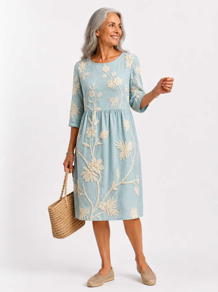 Kelsey | Robe Florale Élégante