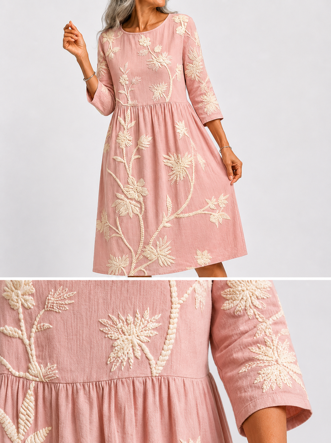 Brianna | Robe Florale Élégante