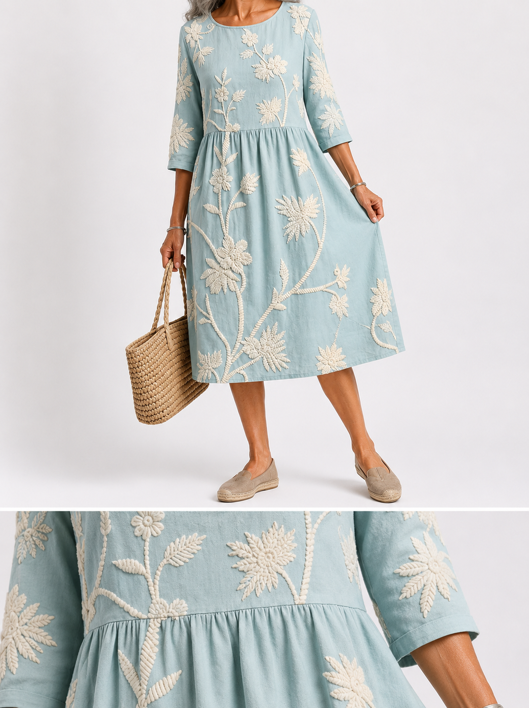 Kelsey | Robe Florale Élégante