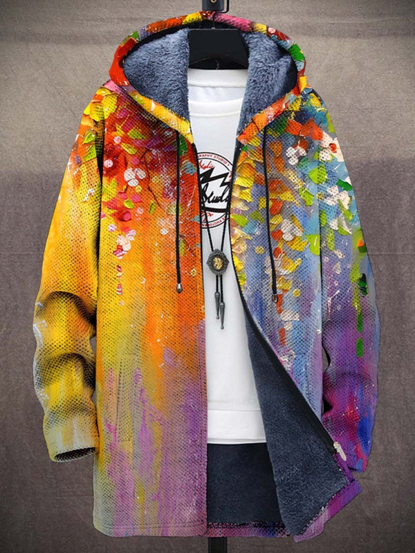 Cynthia | Cardigan à Capuche Artistique