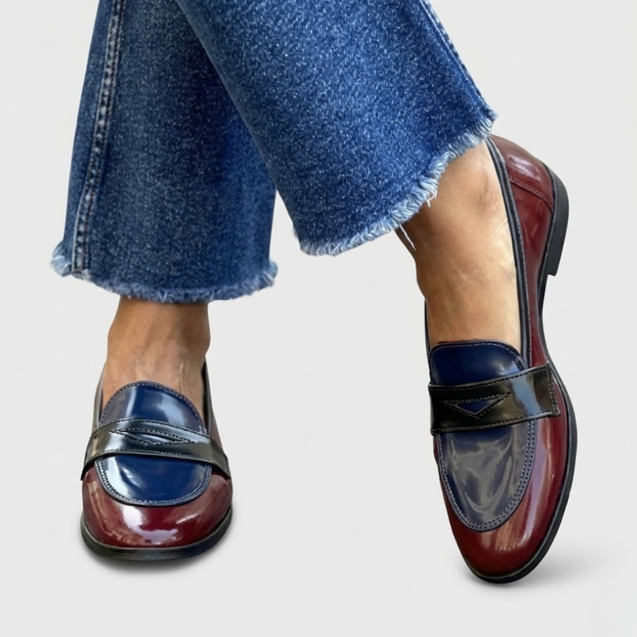 Claudia | Mocassins Contrastés