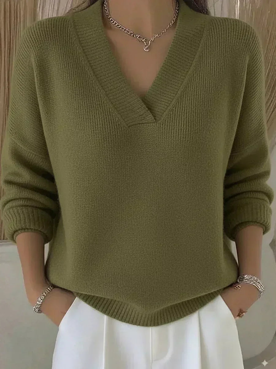 Viola | Pull doux à col en V