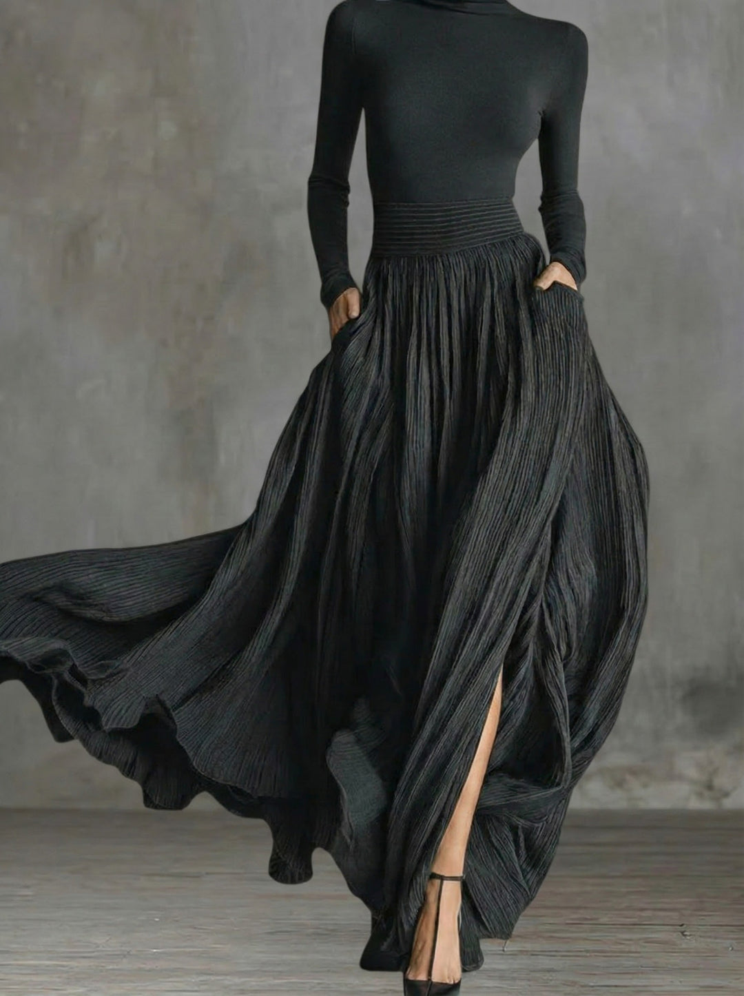 Iseult | Robe Maxi Taille Haute