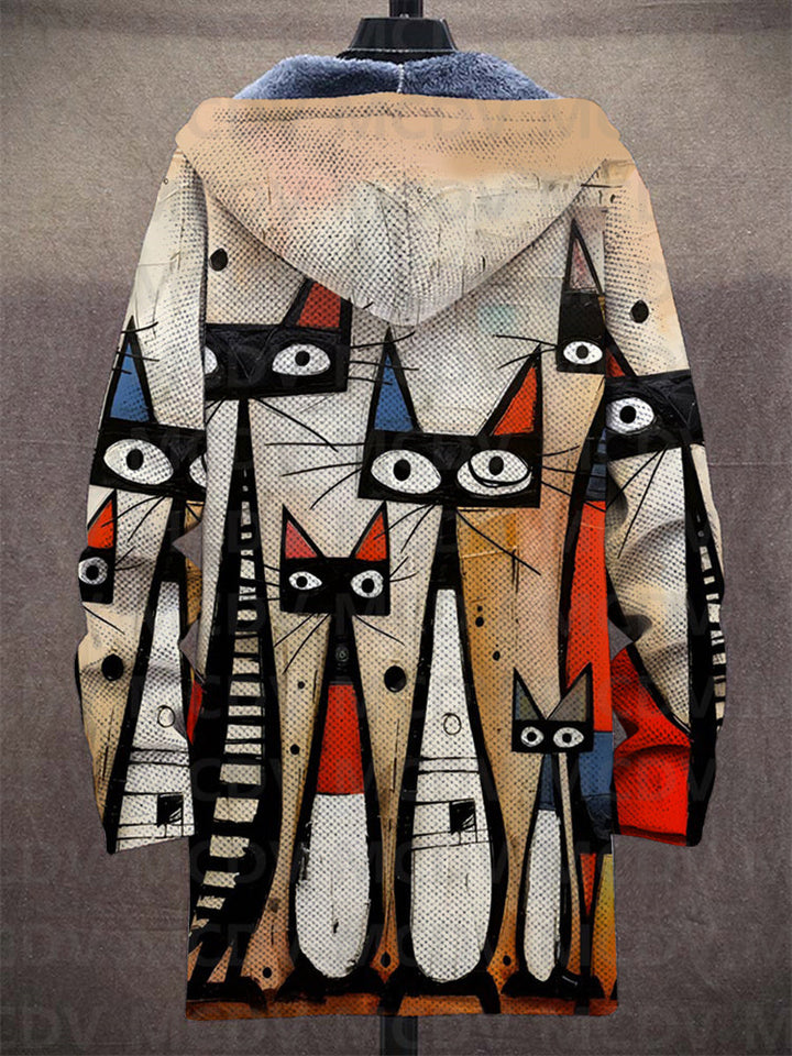 Preston | Veste à Capuche Imprimée Artistique