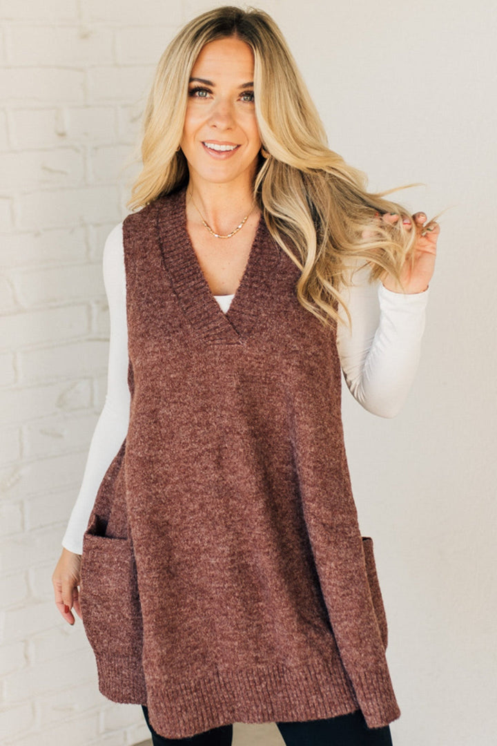 Scarlett - Pulls longs élégants avec poche