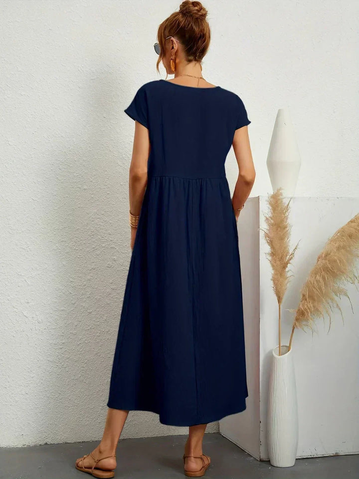 Gabriela | Robe midi fluide d&