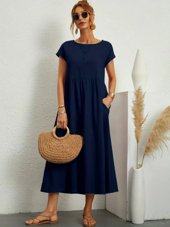 Gabriela | Robe midi fluide d&