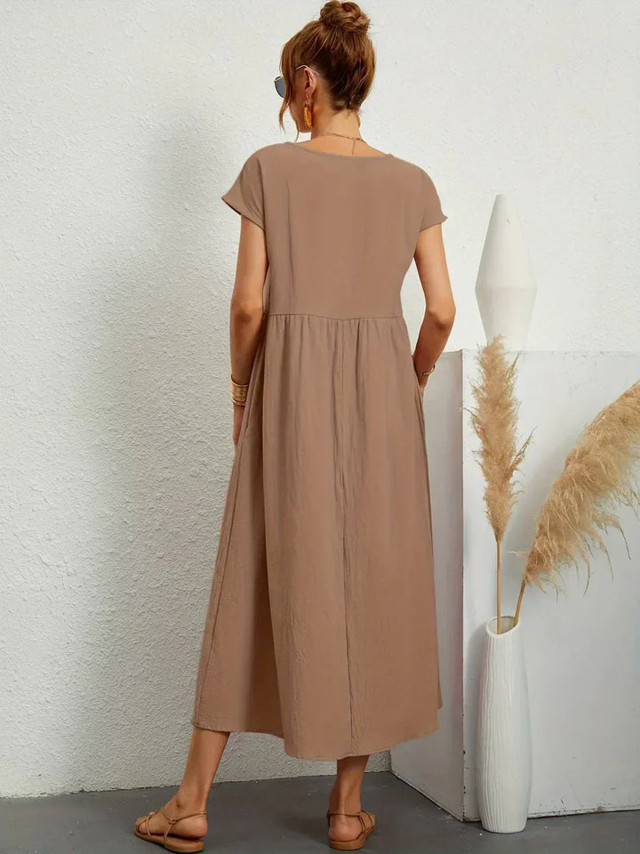 Gabriela | Robe midi fluide d&