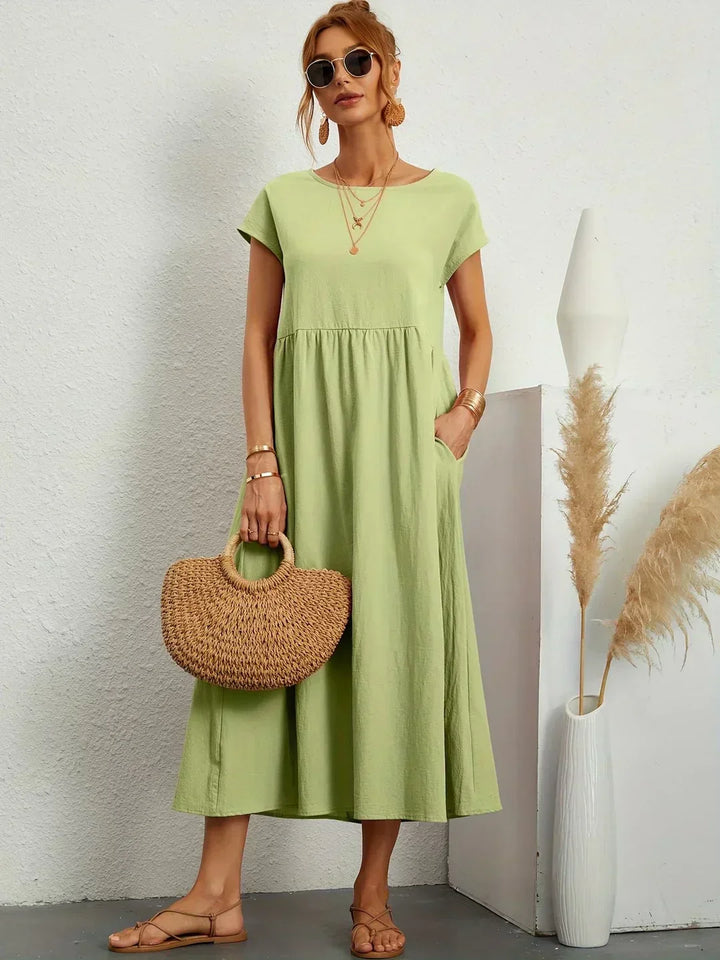 Gabriela | Robe midi fluide d&