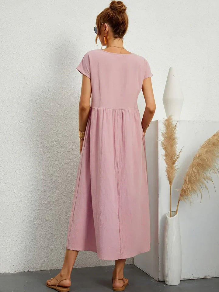 Gabriela | Robe midi fluide d&