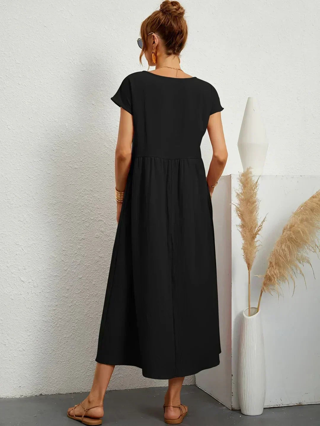 Gabriela | Robe midi fluide d&