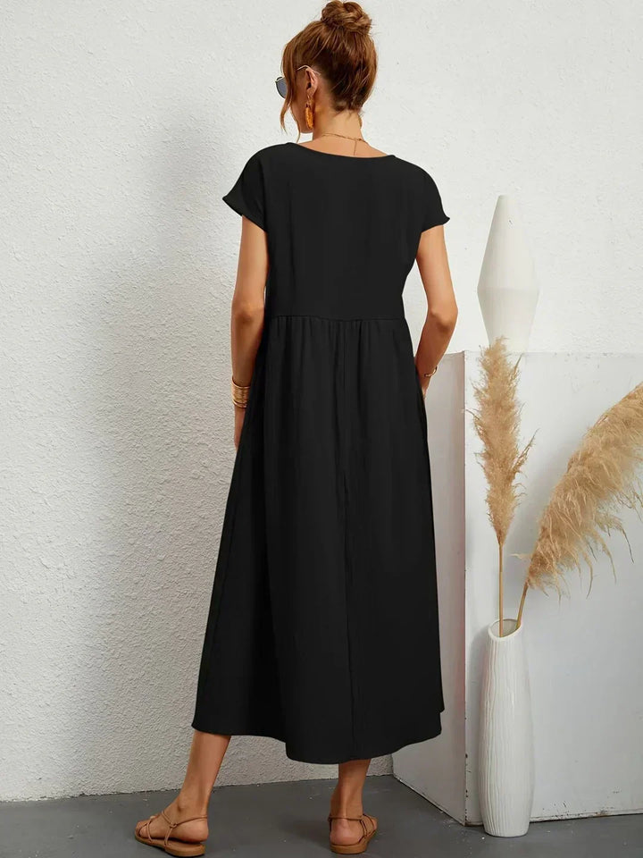 Gabriela | Robe midi fluide d&