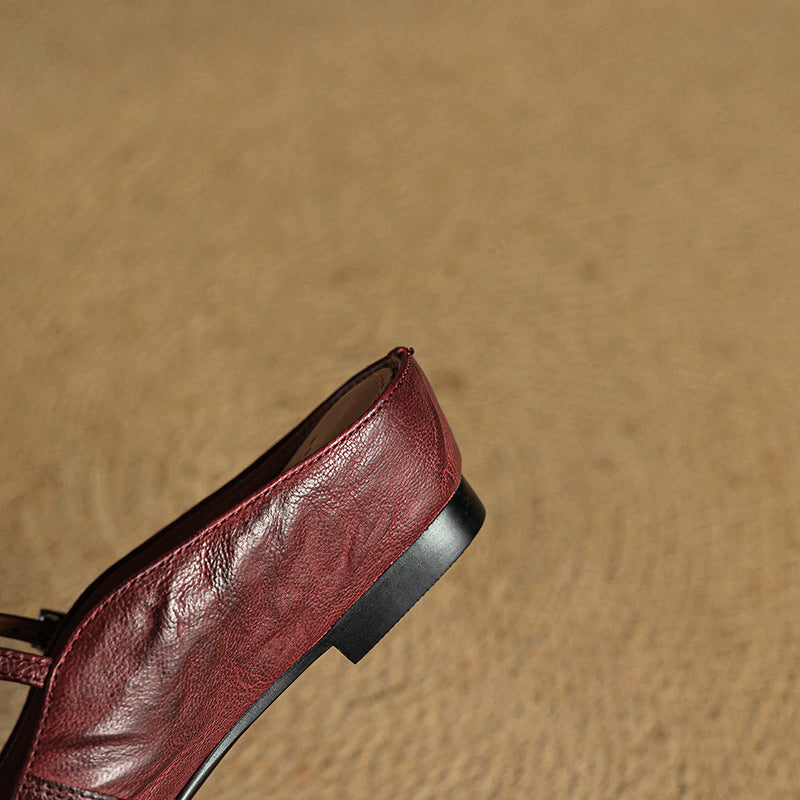 Thea | Mules en Cuir Véritable
