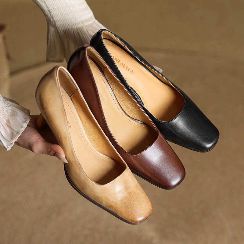 Escarpins en cuir Elviera