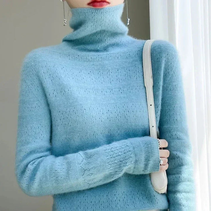Aria - Pull Col Roulé Haut de gamme Doux