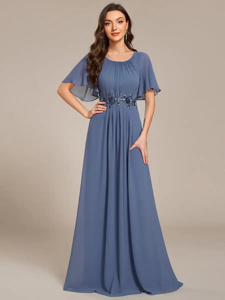 Aurelia | Robe de soirée plissée longueur sol